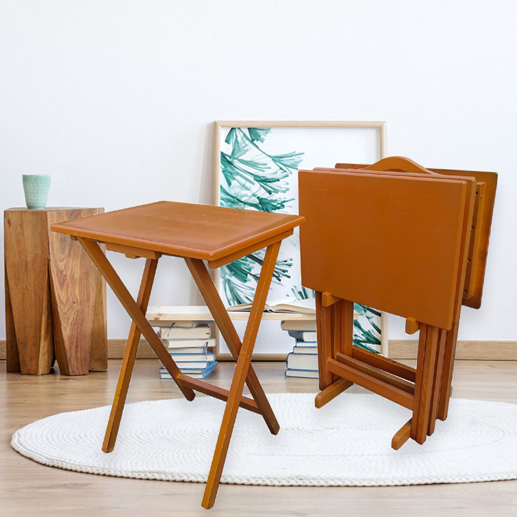 Portable outlet table tray